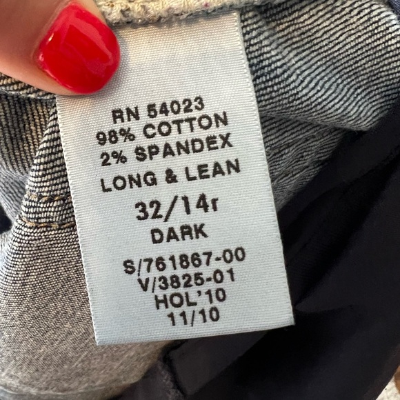 gap maternity long and lean jeans size 14r (T116) - Picture 6 of 8